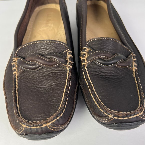 L.L. Bean Shoes - L.L. Bean Pebbled Leather Driving Moccasin